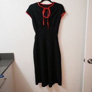 Stop Staring Vintage Retro Keyhole Dress